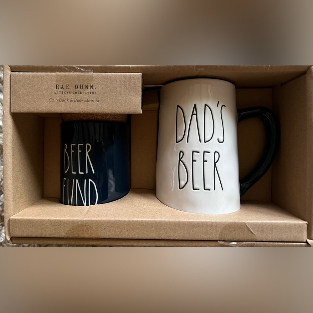 Rae Dunn Beer Mug Set